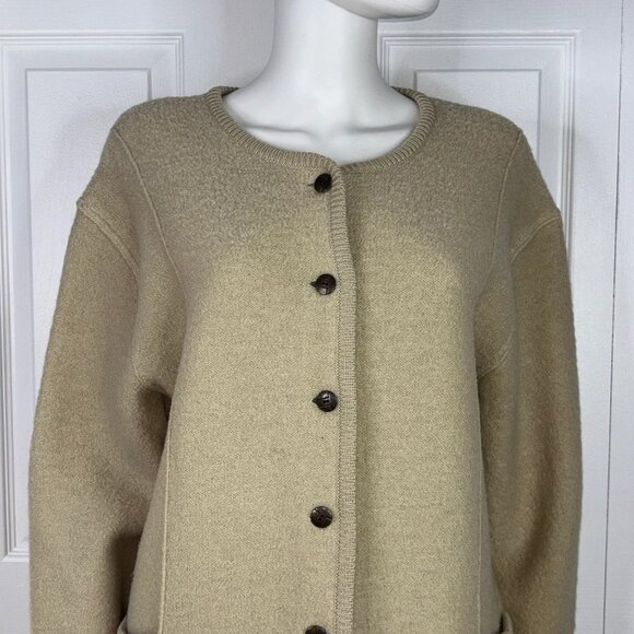 MELANIE LYNE women's XL wool cardigan - Picture 2 of 2